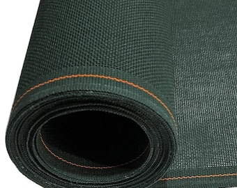 VICTORIAN GREEN, Mono Deluxe Needlepoint Canvas, 18 mesh, 1 yard, Orange Line by Zweigart