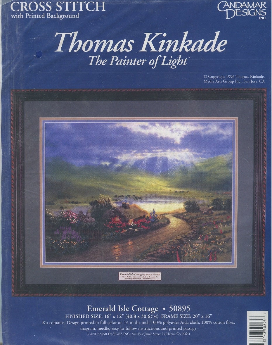 Thomas Kinkade Cross Stitch Kits NEW Choose From 10 Kits 50835, 50837