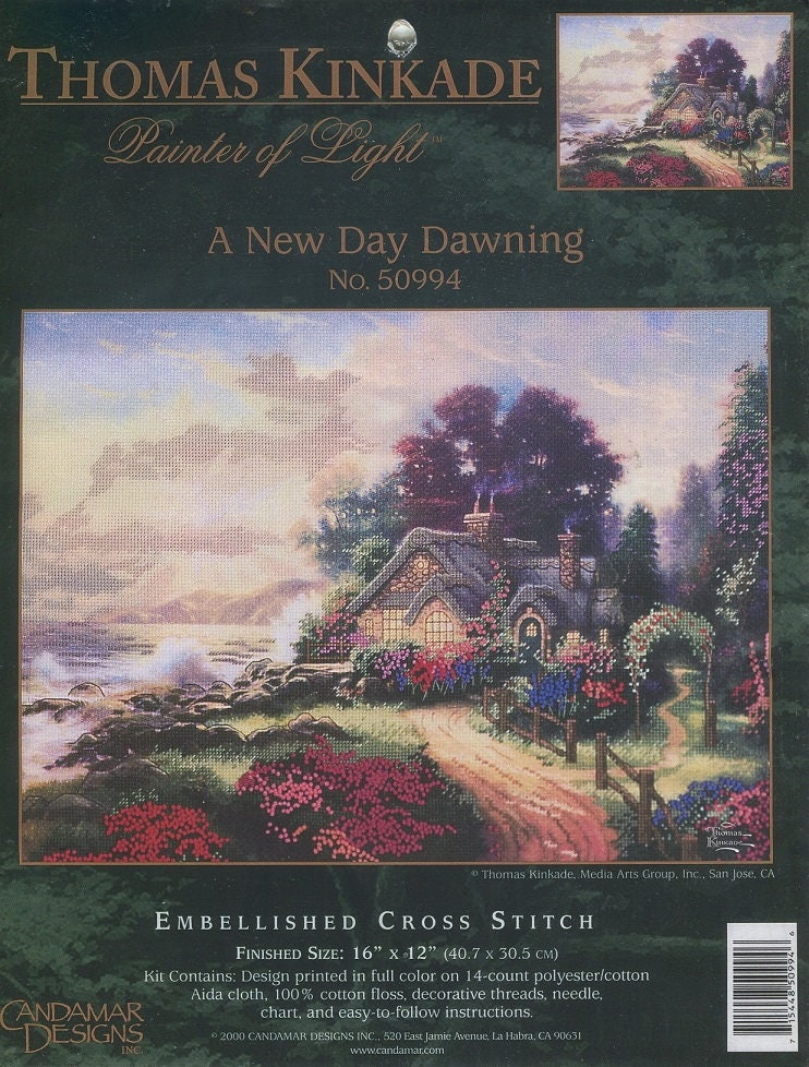 Thomas Kinkade Cross Stitch Kits NEW Choose From 10 Kits 50924, 50926