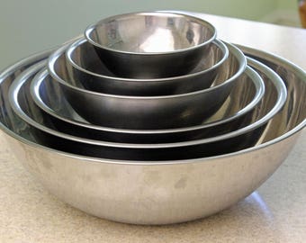 Metal mixing bowls | Etsy Metal mixing bowls | Etsy