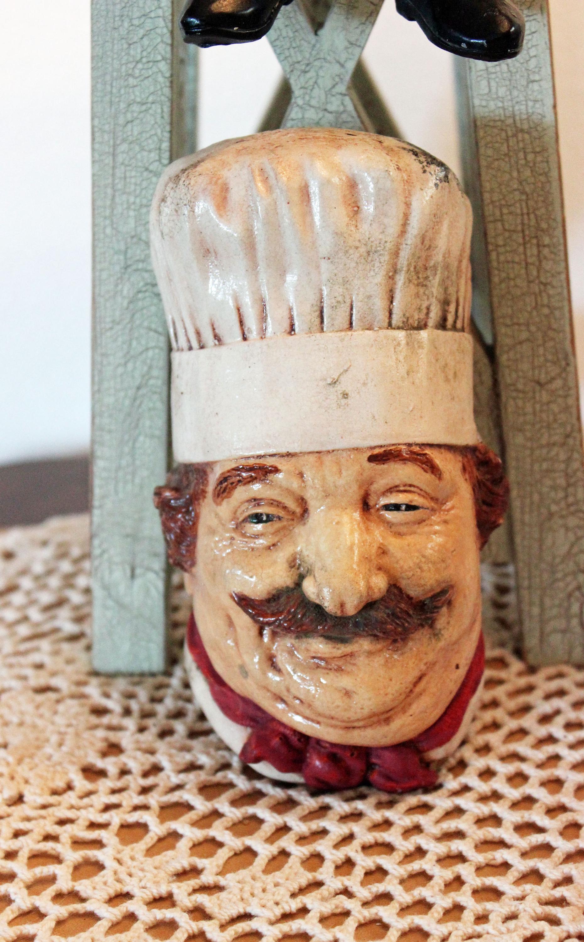 Vintage Chef Figurine - Etsy
