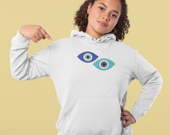 Evil Eye Unisex hoodie Turkish eye Hooded Sweatshirt