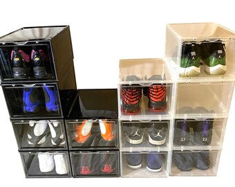 Shoe Storage Plastic Display Case Style - Clear Shoebox