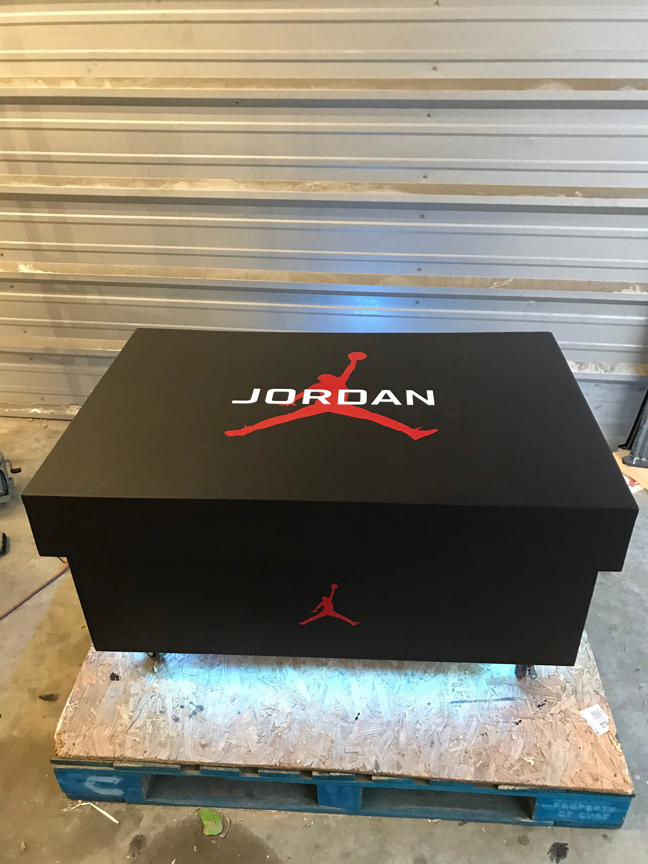 life size jordan shoe box