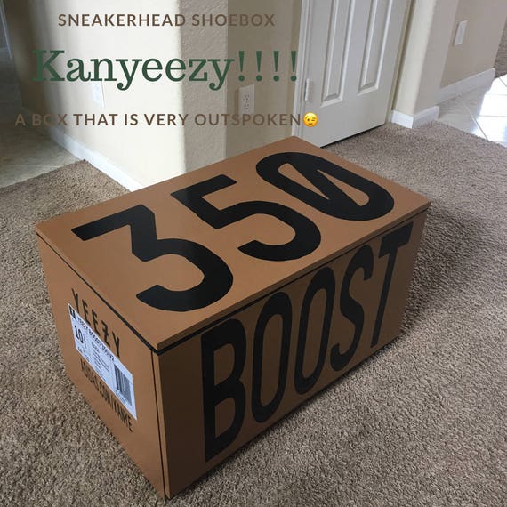 yeezy shoe box