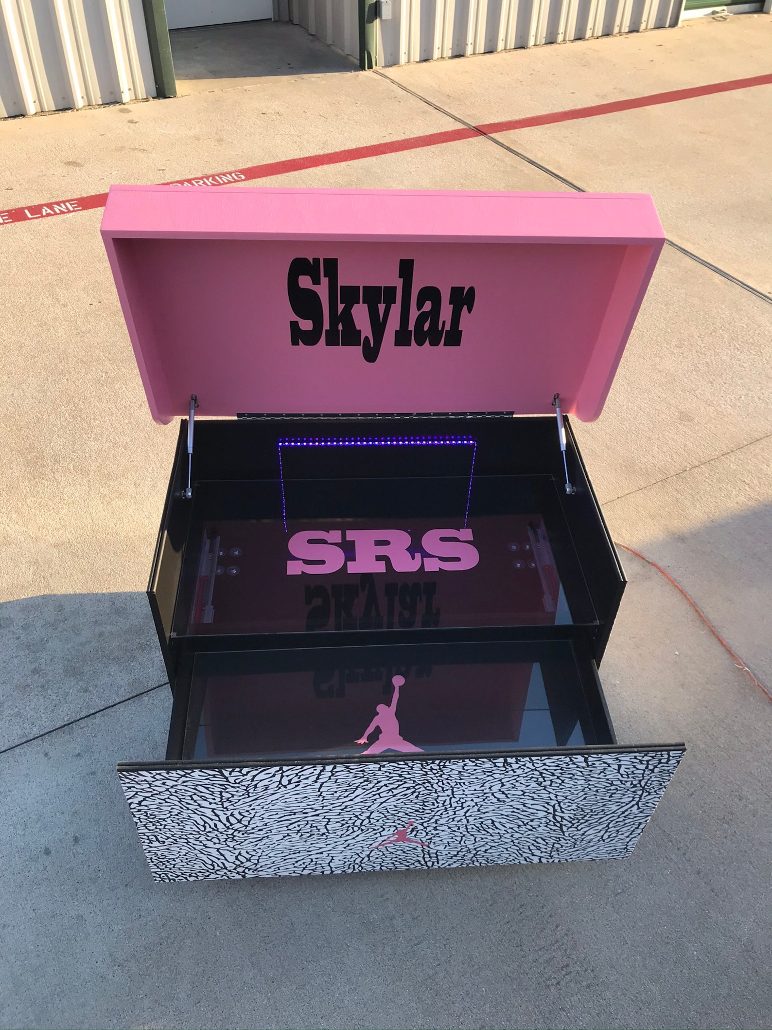 custom jordan storage box