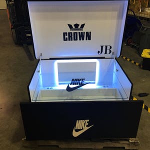 Big jordan shoe box storage online