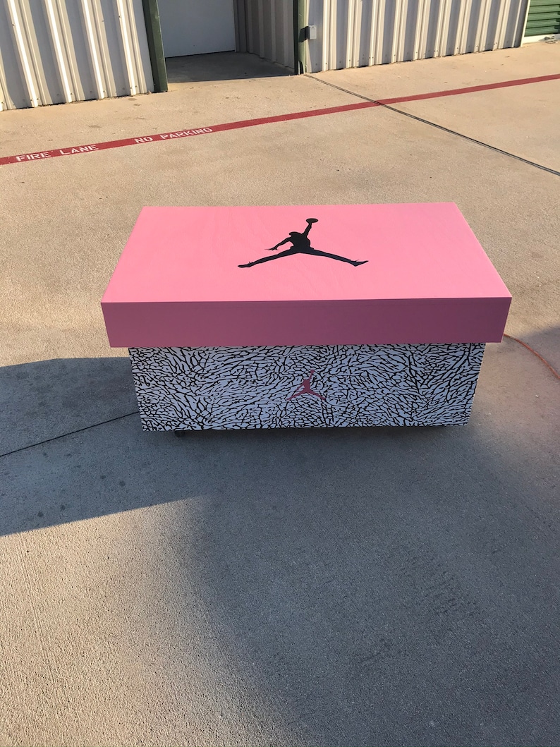 Giant Air Jordan Shoebox Storage Elephant Print custom free Etsy