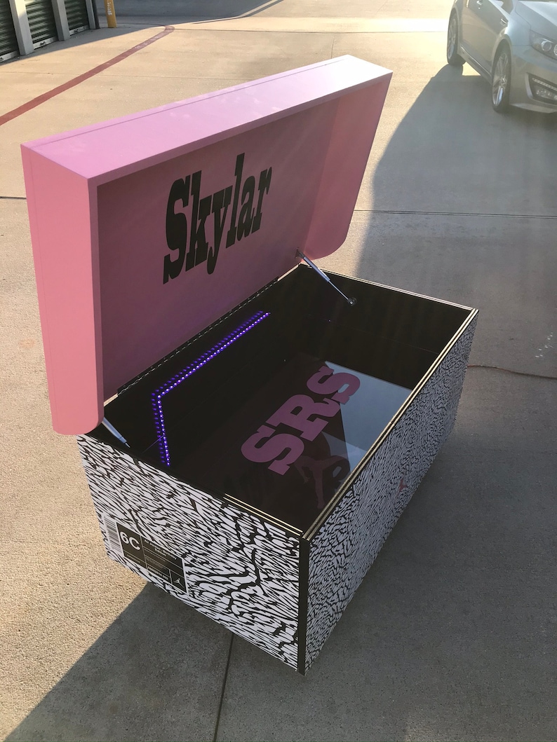 custom jordan storage box