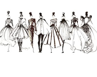 black dress fashion sketch top view of a sketch of crystal evening black dress on paper on the table. minimalism 48965057 Stock Photo at Vecteezy