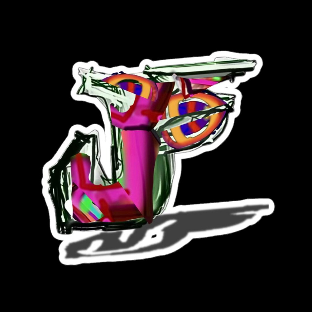 Graffiti Style Letter J Sticker, Durable Vinyl Indoor-outdoor (M, L, XL ...