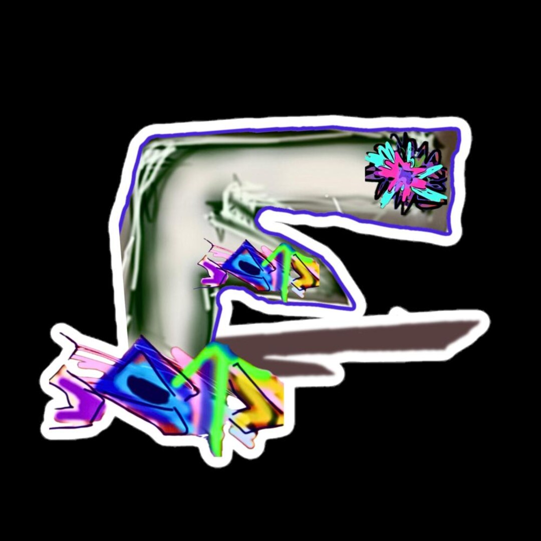 Graffiti Style Letter F Sticker, Durable Vinyl (M, L, XL) - Etsy