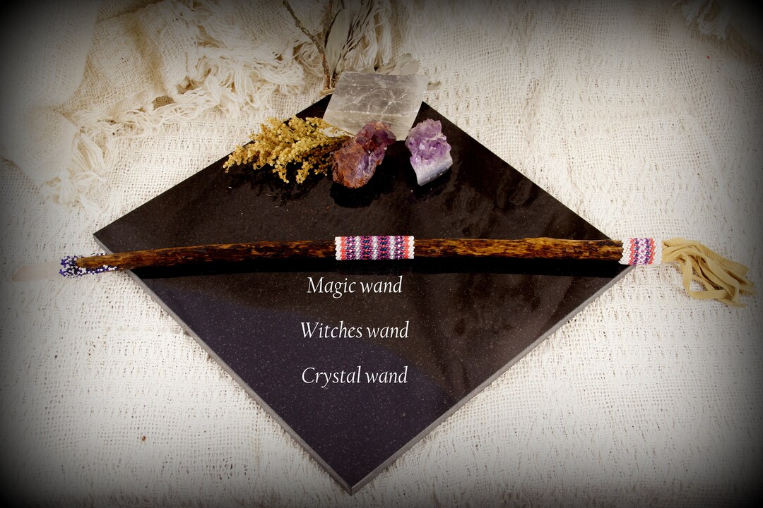 Gomagi Ritual Sticks Hand Crafted Ritual Talking Stick, Shaman Healing. Medicine Staff ...