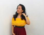 Campesina Yellow Mexican Blouse