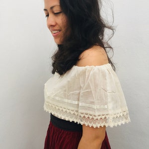 Off Shoulder Mexican Blouse / several Colors image 2