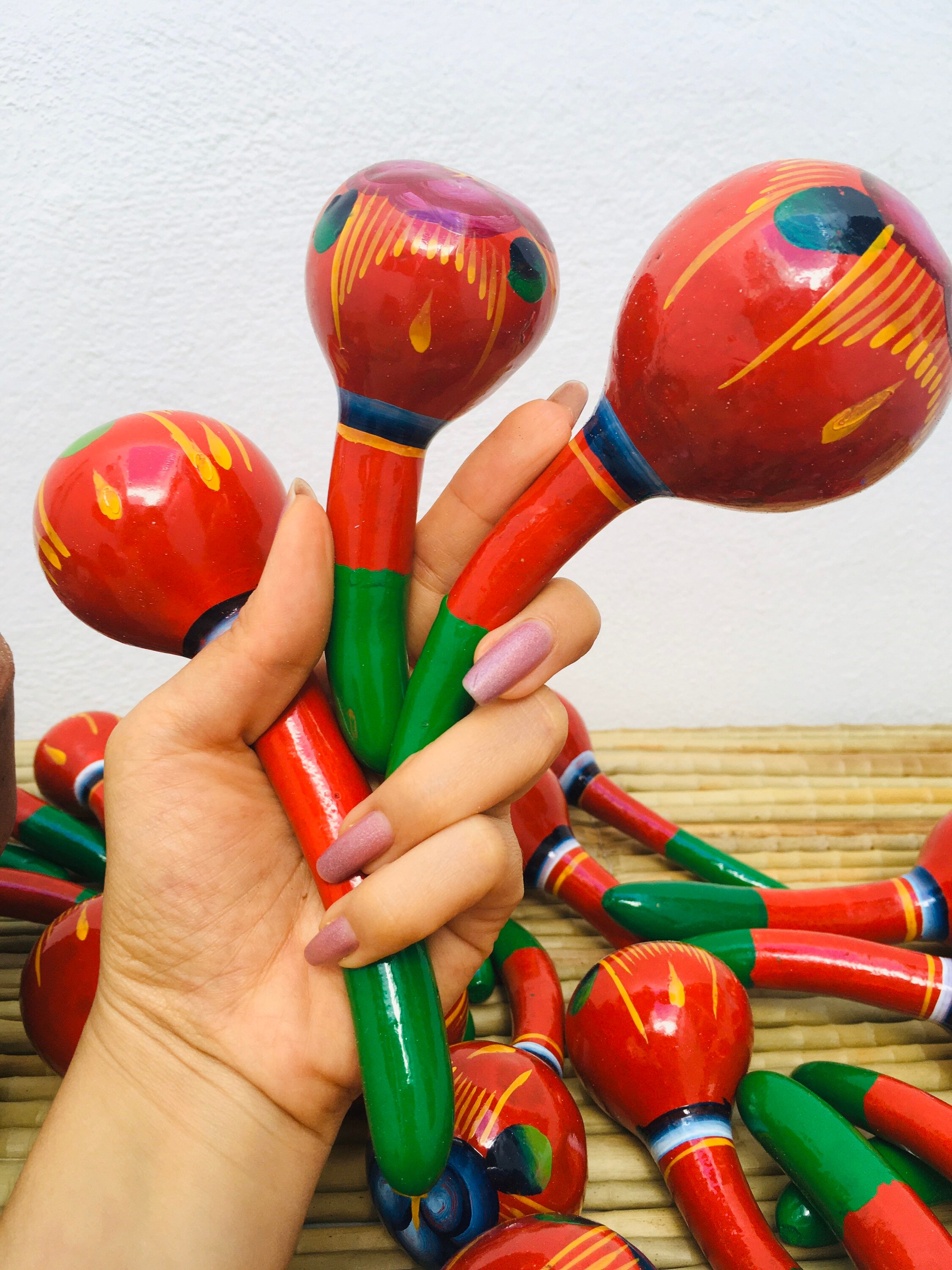 4 7 / Bule mexican rattle / sonaja mexicana / maracas | Etsy