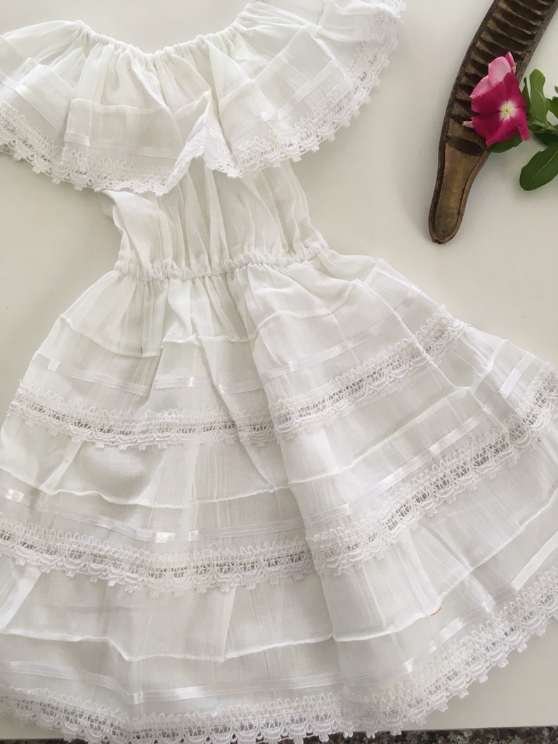 white campesino dress