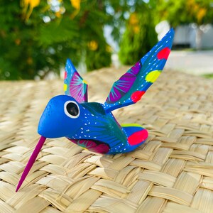 Mini Alebrije hummingbird