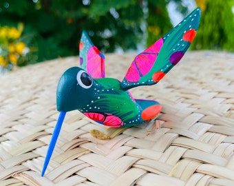 Mini Alebrije hummingbird