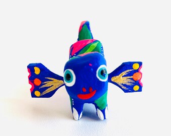 Mini Alebrije Axolotl / Mini Ajolote Alebrije