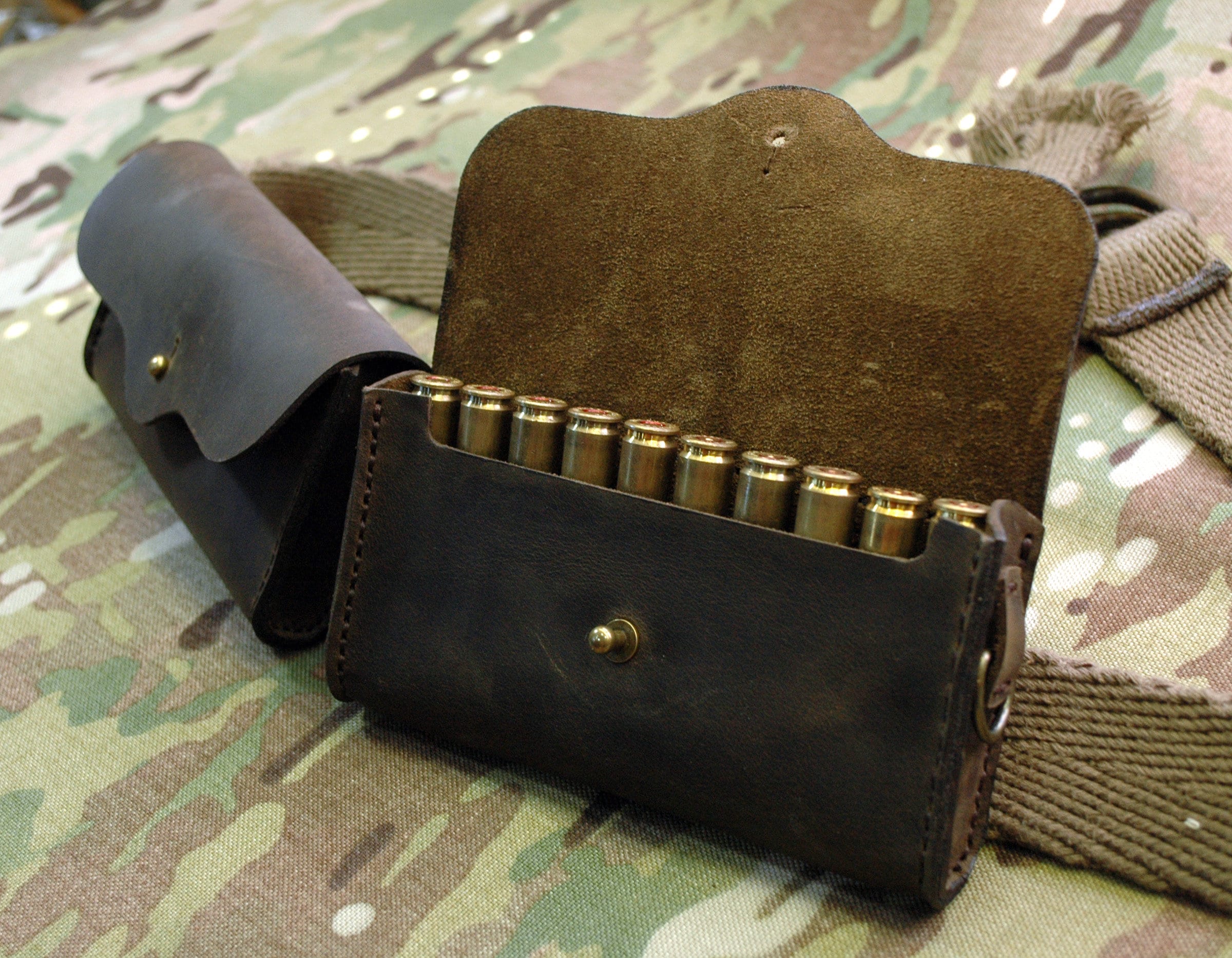 Ammo pouch for any cartridge Hunter accessory Hunters leather Etsy