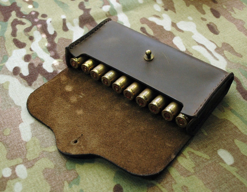 Ammo pouch for any cartridge Hunter accessory Hunters leather Etsy