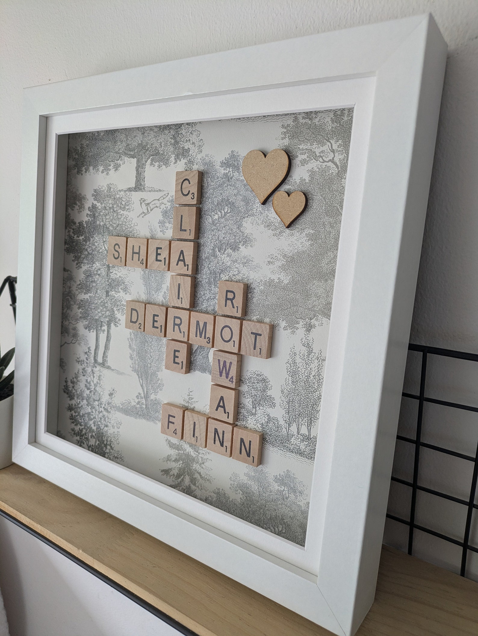 Personalised Scrabble Picture Frames Personalised Gifts Personalised ...