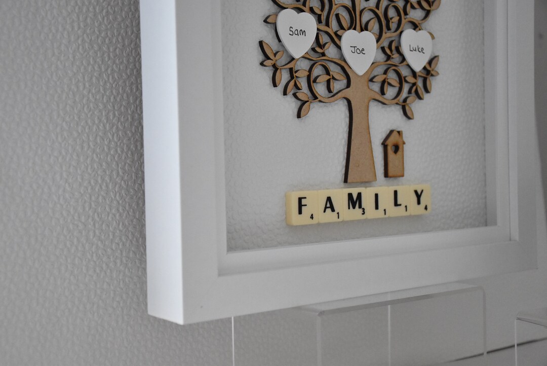 Personalised Family Tree Personalised Family Gifts Home Wall Hangings ...
