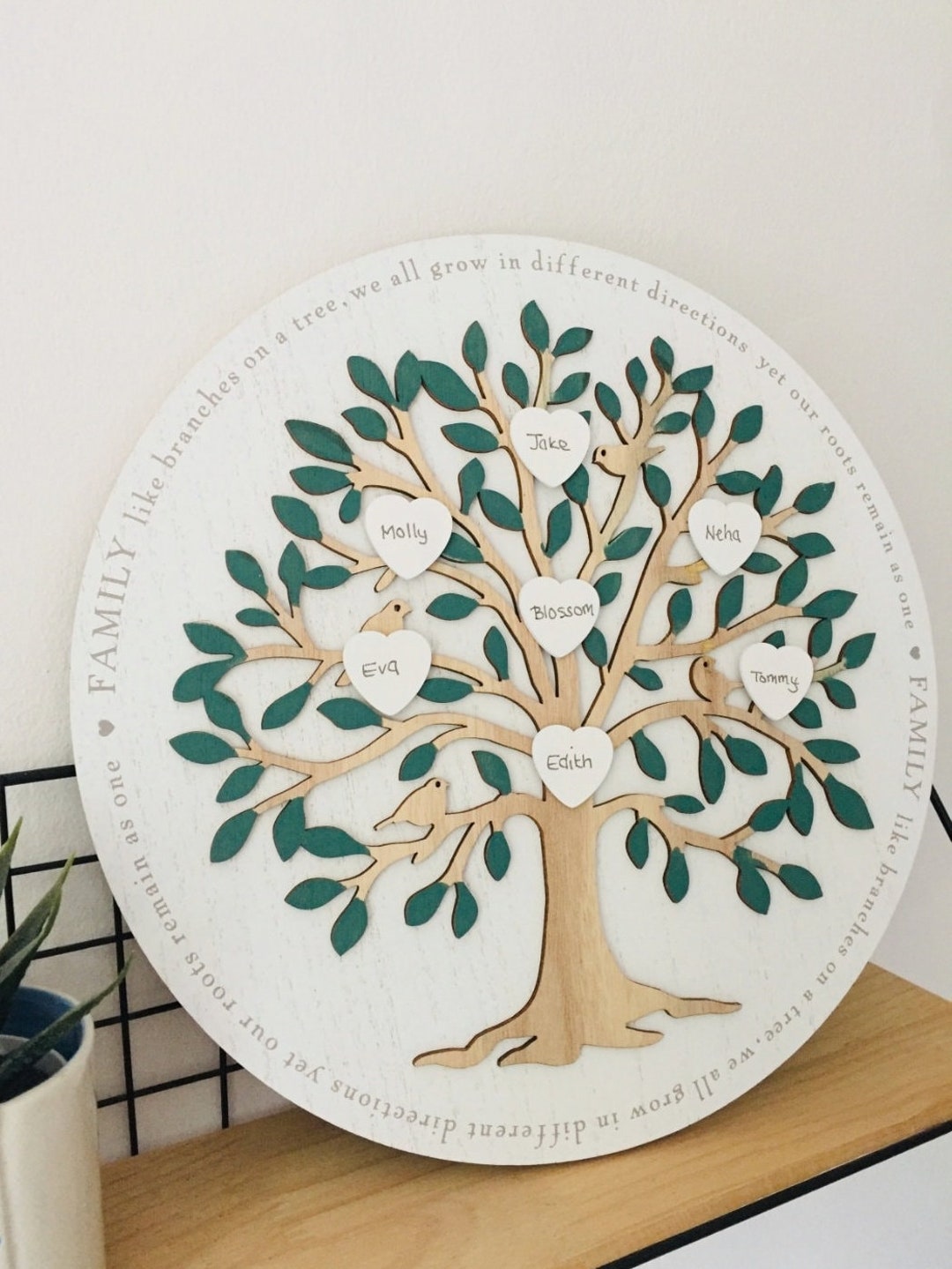 Personalised Family Tree Personalised Gifts Personalised - Etsy
