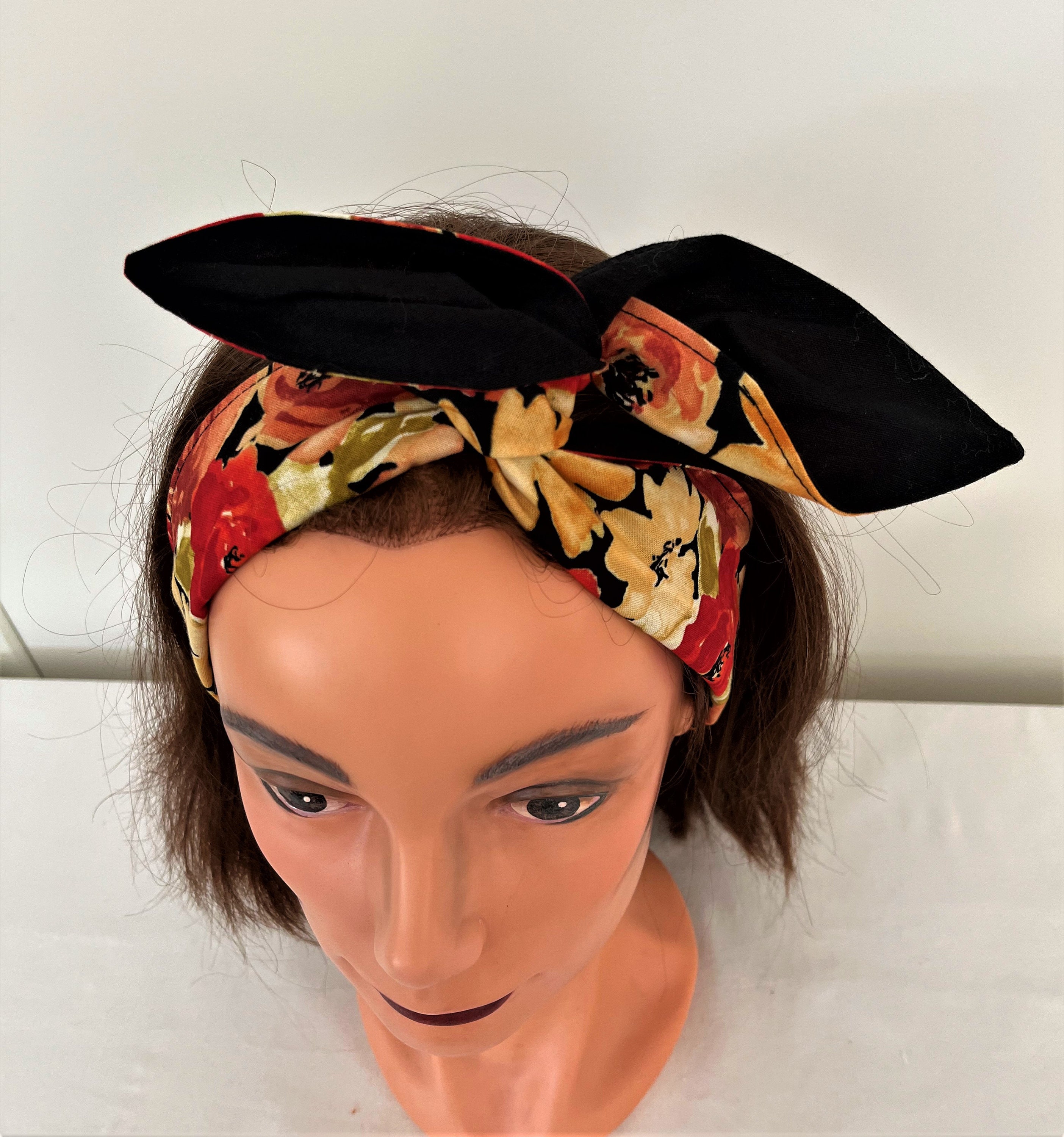 Bandtz Luxe Lace Bow Headband Black