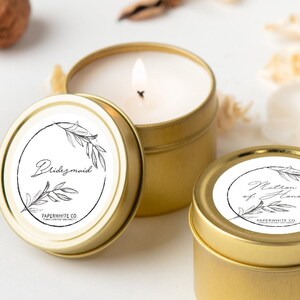 Bridesmaid Candles Bridesmaid Proposal Candle Bridesmaid Gifts Candle Jr Bridesmaid Gift Bulk Bridesmaid Candle Favor W14