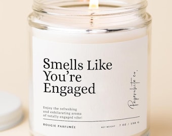 Engagement Gift Candle for Couples, Perfect for Newly Engaged, Smells Like You're Engaged Candle W55