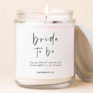 Bride To Be Candle Bridal Shower Gifts For Bride Gift Engaged Gifts Engagement Candle Bridal Gift Custom Bride Candle Gifts For Bride - W28