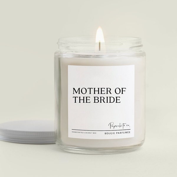 Mother Of The Bride Candle Gift for Mother of the Bride Candle Gift for Mom Bride's Mom Gift Candle MOB Gifts Candle W30