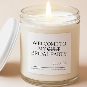 Bridesmaid Gift Personalized Funny Bridesmaid Candle Cute Bridal Party Gift Bridesmaid Ask Gift Perfect Bridesmaid Gift For Bridal Party W90