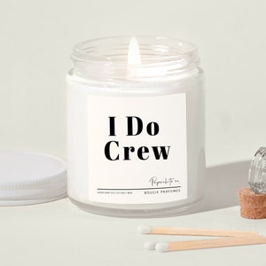 Bridesmaid Gifts, Bridesmaid Proposal Candle, Bridesmaid Gift Idea For Bridal Party, Bridesmaid Candle, I Do Crew Candle, Bridesmaid Ask W46