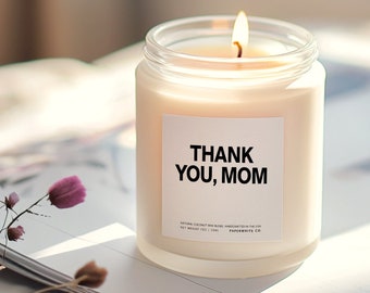 Mothers Day Gift From Daughter, Mothers Day Sale, Thank You Mom Candle, Gifts For Mom, Meaningful Mom Gift, Mothers Day Gift Basket G33M9