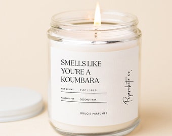 Koumbara Gift Koumbara Proposal Gift Greek Koumbara Proposal Matron of Honor Gift MOH Candle Koumbara Candle W71