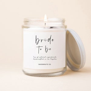 Bride To Be Candle Bridal Shower Gifts For Bride Gift Engaged Gifts Engagement Candle Bridal Gift Custom Bride Candle Gifts For Bride - W28