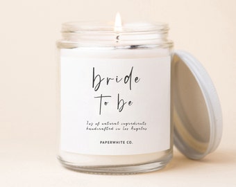 Bride To Be Candle Bridal Shower Gifts For Bride Gift Engaged Gifts Engagement Candle Bridal Gift Custom Bride Candle Gifts For Bride - W28