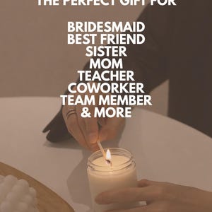 Newly Engaged Gift Candle, Congrats Engagement Couple Unique Wedding Gifts W36 image 9