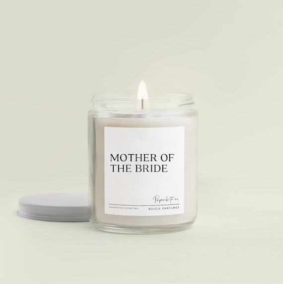 Mother Of The Bride Candle Gift for Mother of the Bride Candle Gift for Mom Bride's Mom Gift Candle MOB Gifts Candle W30