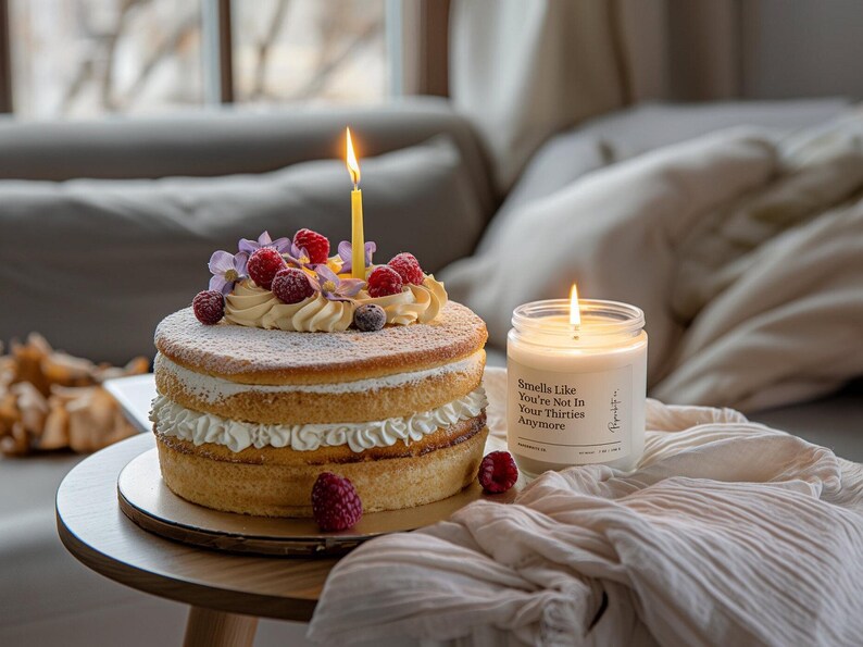 40th Birthday Gifts For Women, 40th Birthday Candle, 40 And Fabulous, 40th Birthday Gift for Men, 40 Year Old Birthday Gifts For Her 40s