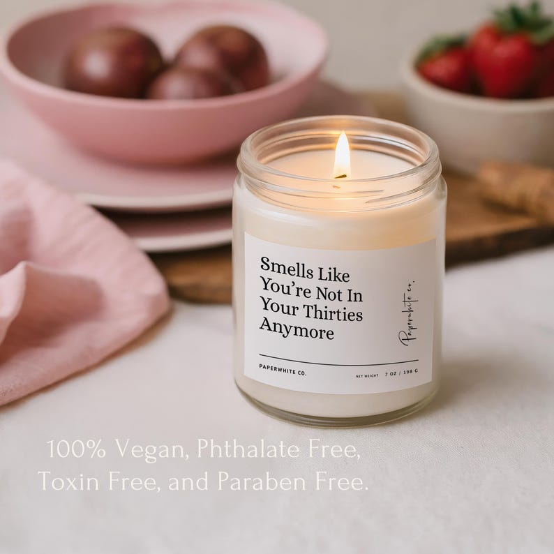 funny candle birthday gift for 40s birthday