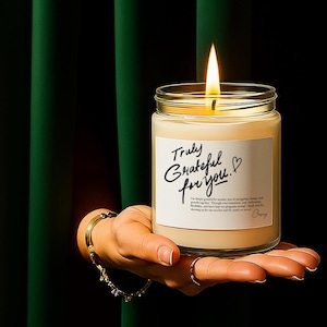 Thank You Gift For Employee Appreciation Custom Candle, Coworker Gift, Client, Staff, Team Appreciation, Best Team Personalized Candles F71 image 9