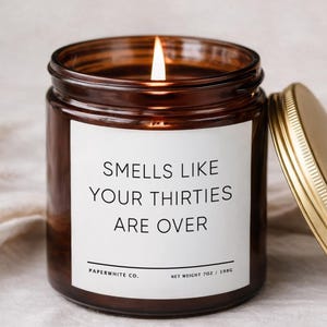 Personalized 40th Birthday Candle Funny Custom Sister Gifts For Best Friend Turning 40 Years Anniversary Gift For Women Bday Party AH92