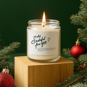 Thank You Gift For Employee Appreciation Custom Candle, Coworker Gift, Client, Staff, Team Appreciation, Best Team Personalized Candles F71 image 13