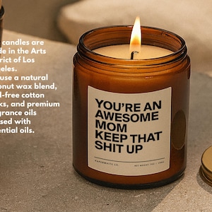 holiday gift for mom with personalized label