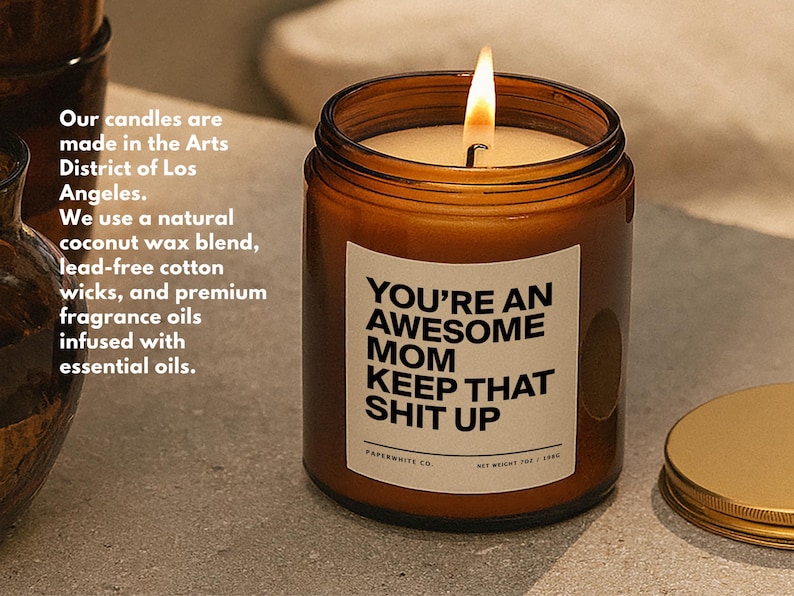 holiday gift for mom with personalized label