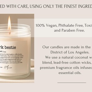 Work Bestie Candle, Coworker, Friend, Best Friend At Work Gift, New Job, Leaving Job